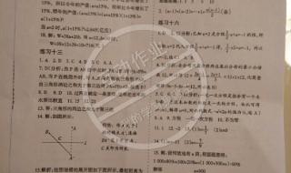 高一数学寒假作业